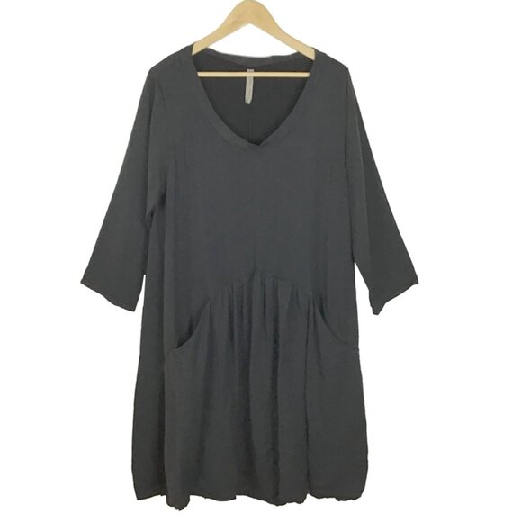 Cynthia Ashby Dress 34 Sleeve A-Lined Boxy Pockets OVER-SIZED Venetian Dress - Picture 3 of 12